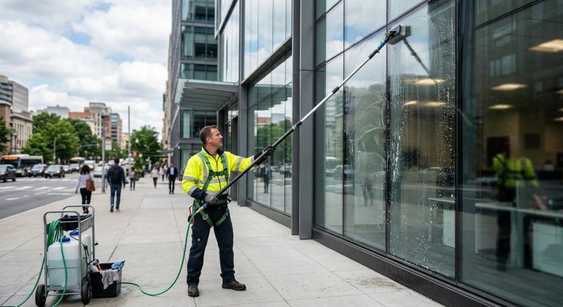 Commercial Window Washing in Newark, DE