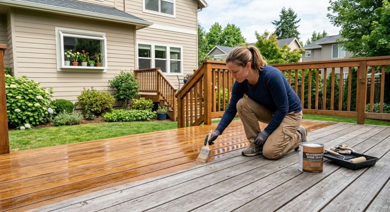 Concrete Deck Sealing in Alpharetta, GA