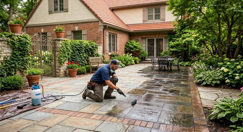 Courtyard Sealing in Bellevue, WA