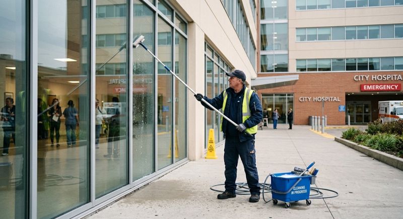 Hospital Window Washing in Denver, CO