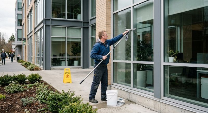 Office Building Window Washing in Newark, DE